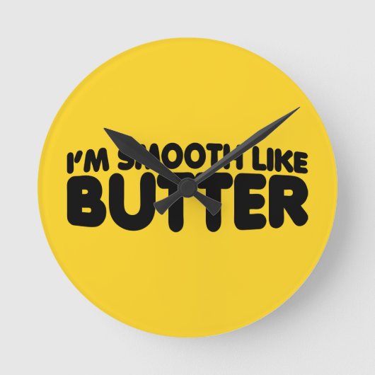 Ik ben glad als Butter Ronde Klok (Voorkant)