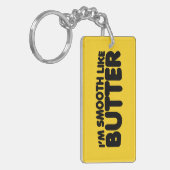 Ik ben glad als Butter Sleutelhanger (Voorkant Links)