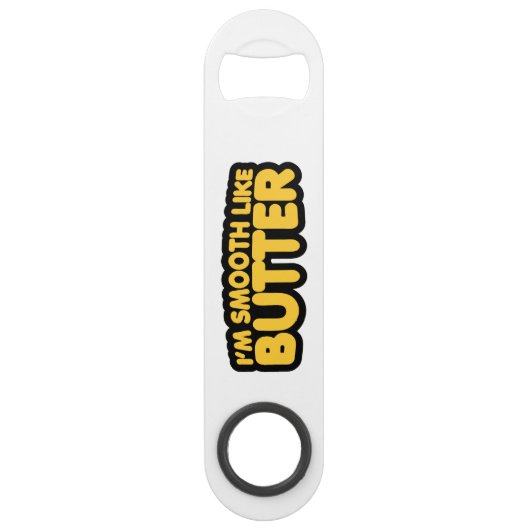 Ik ben glad als Butter Speed Flessenopener (Achterkant)