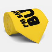 Ik ben glad als Butter Stropdas (Opgerold)