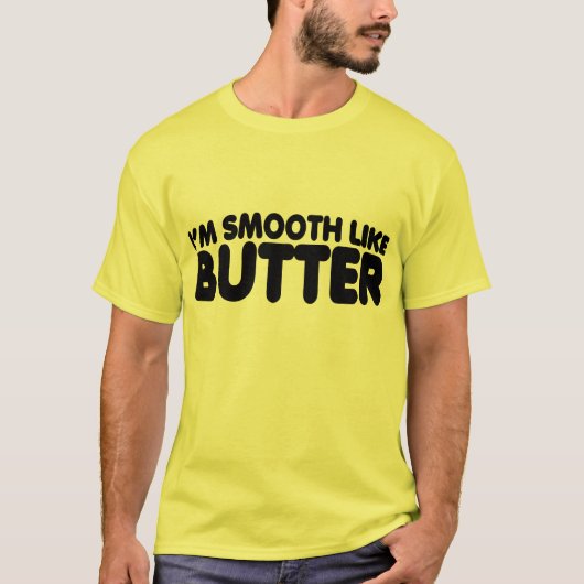 Ik ben glad als Butter T-shirt (Voorkant)