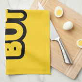 Ik ben glad als Butter Theedoek (Quarter Fold)