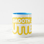 Ik ben glad als Butter Tweekleurige Koffiemok (Center)