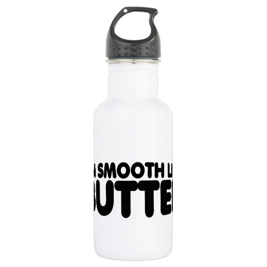 Ik ben glad als Butter Waterfles (Voorkant)