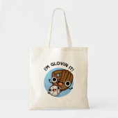 Ik ben Glovin It Funny Baseball Pun Tote Bag (Voorkant)