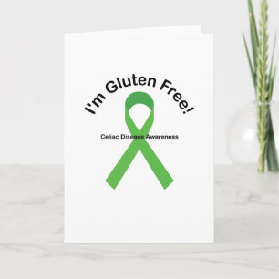 Ik ben Gluten Free Celiac Disease Awareness Kaart