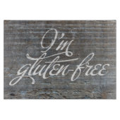 Ik ben Gluten-Free Cutting Board Snijplank (Voorkant)