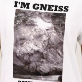 Ik ben Gneiss, neem me niet mee voor Granite (Rock T-shirt
