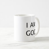 IK BEN GOD-Mok Koffiemok (Voorkant rechts)