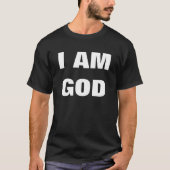 IK BEN GOD T T-shirt (Voorkant)