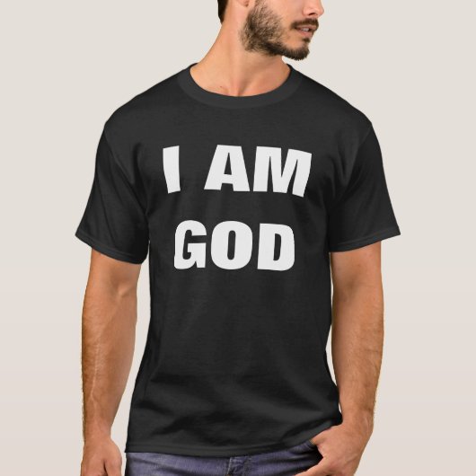 IK BEN GOD T T-shirt (Voorkant)