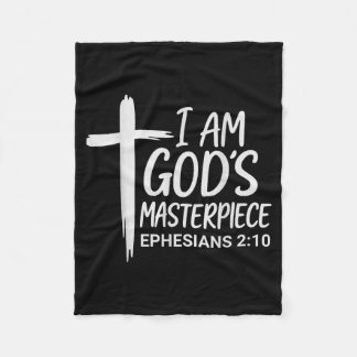 Ik Ben Gods Meesterwerk Christelijk Efeziërs 2_20  Fleece Deken