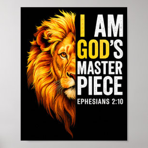 Ik Ben Gods Meesterwerk Christelijk Efeziërs 2_20 Poster