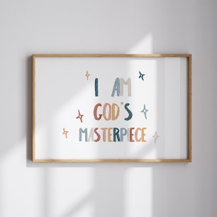 Ik ben Gods meesterwerk print