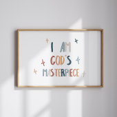Ik ben Gods meesterwerk print