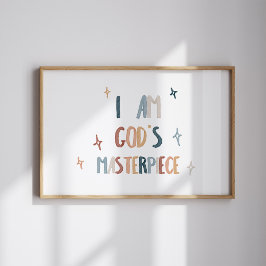 Ik ben Gods meesterwerk print