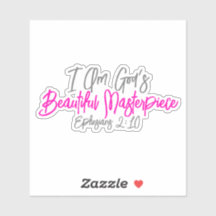 Ik ben God's prachtige Masterstuk Christelijk