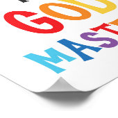 Ik ben Gods sterstuk Kinder Bijbel Verse Poster (Hoek)