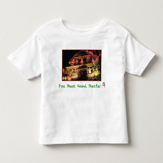 Ik ben goed geweest, Santa. Toddler's T-shirt (Voorkant)