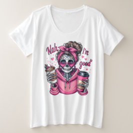 Ik ben goed grote maat t-shirt