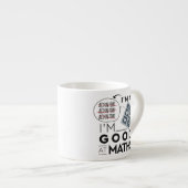 Ik ben goed in de Wiskunde. Espresso Kop (Voorkant rechts)