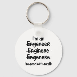 Ik ben goed met Wiskunde Sleutelhanger