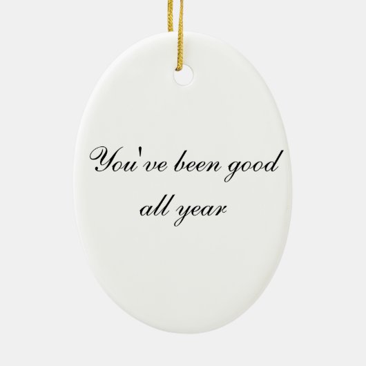 Ik ben goed versierd keramisch ornament (Achterkant)