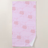 Ik ben goede dingen waard strandlaken (Voorkant)