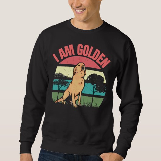 Ik ben Golden Golden Retriever Trui (Voorkant)