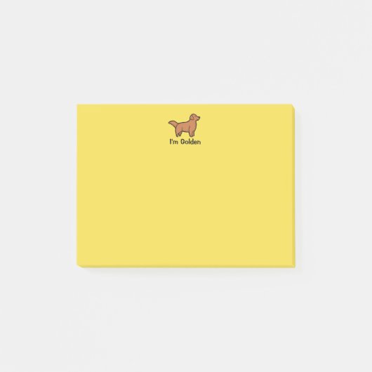 Ik ben Golden Post-its Post-it® Notes (Voorkant)