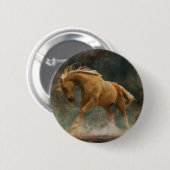 Ik ben Golden Ronde Button 5,7 Cm (Voorkant /achterkant)