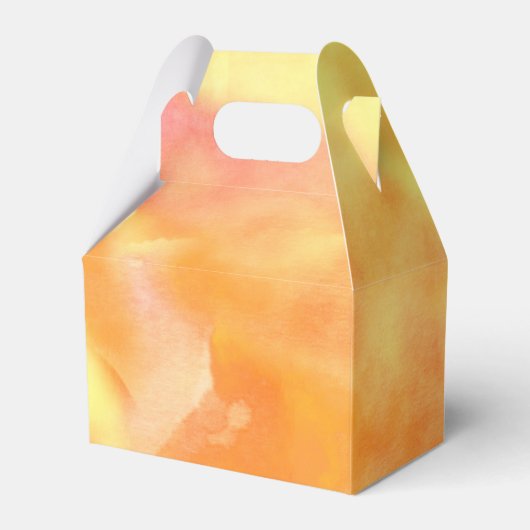 Ik ben GOLDEN WATERVERF huwelijksgeschenk gunst do Bedankdoosjes (Achterkant)