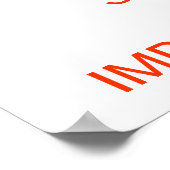 Ik ben GOODI am SMARTI BELANGRIJK Poster (Hoek)