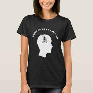 Ik ben graag een auditeur en accountant t-shirt