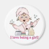 Ik ben graag een meisje magneet (Voorkant)