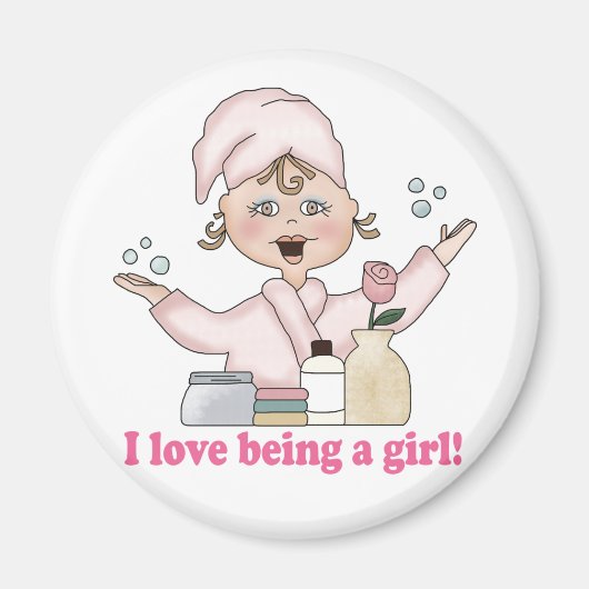 Ik ben graag een meisje magneet (Voorkant)