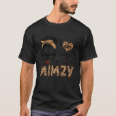 Ik ben graag een Mimzy Leopard Moederdag T-shirt (Voorkant)