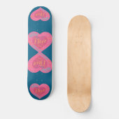 Ik ben graag getrouwd persoonlijk skateboard (Voorkant)