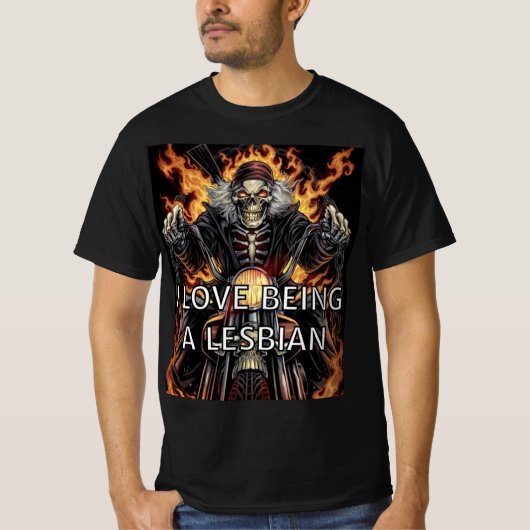 IK BEN GRAAG LESBISCH T-SHIRT (Voorkant)
