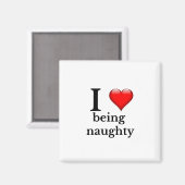 Ik ben graag ondeugend magneet (Voorkant / Achterkant)