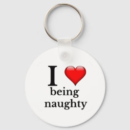 Ik ben graag ondeugend sleutelhanger