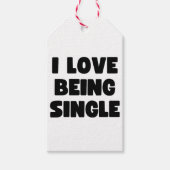 Ik ben graag single cadeaulabel (Voorkant)