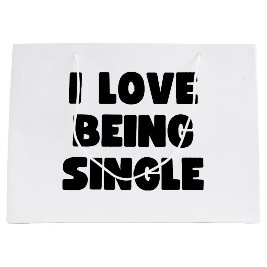 Ik ben graag single groot cadeauzakje (Voorkant)