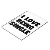 Ik ben graag single notitieboek (Linkerzijde)