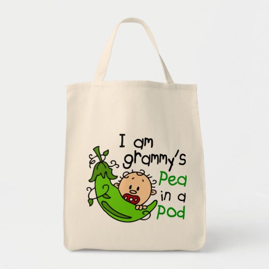 Ik ben Grammy's erwt in een pod Tote Bag (Voorkant)