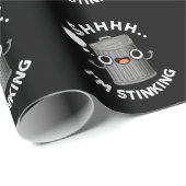 Ik ben grappig vuilnis, pun Dark BG Cadeaupapier (Rol Hoek)