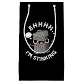 Ik ben grappig vuilnis, pun Dark BG Klein Cadeauzakje (Voorkant)