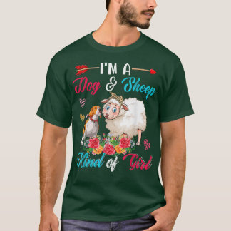 Ik ben grappige hond en schaap als een soort van m t-shirt