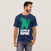 Ik ben groot in Japan Sci Fi Retro Parody Monster T-shirt (Voorkant volledig)