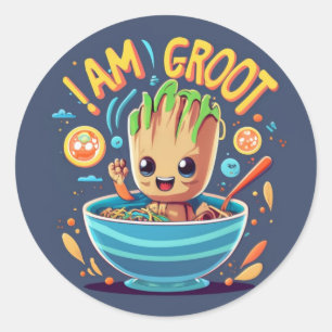 Ik ben Groot Ronde Sticker